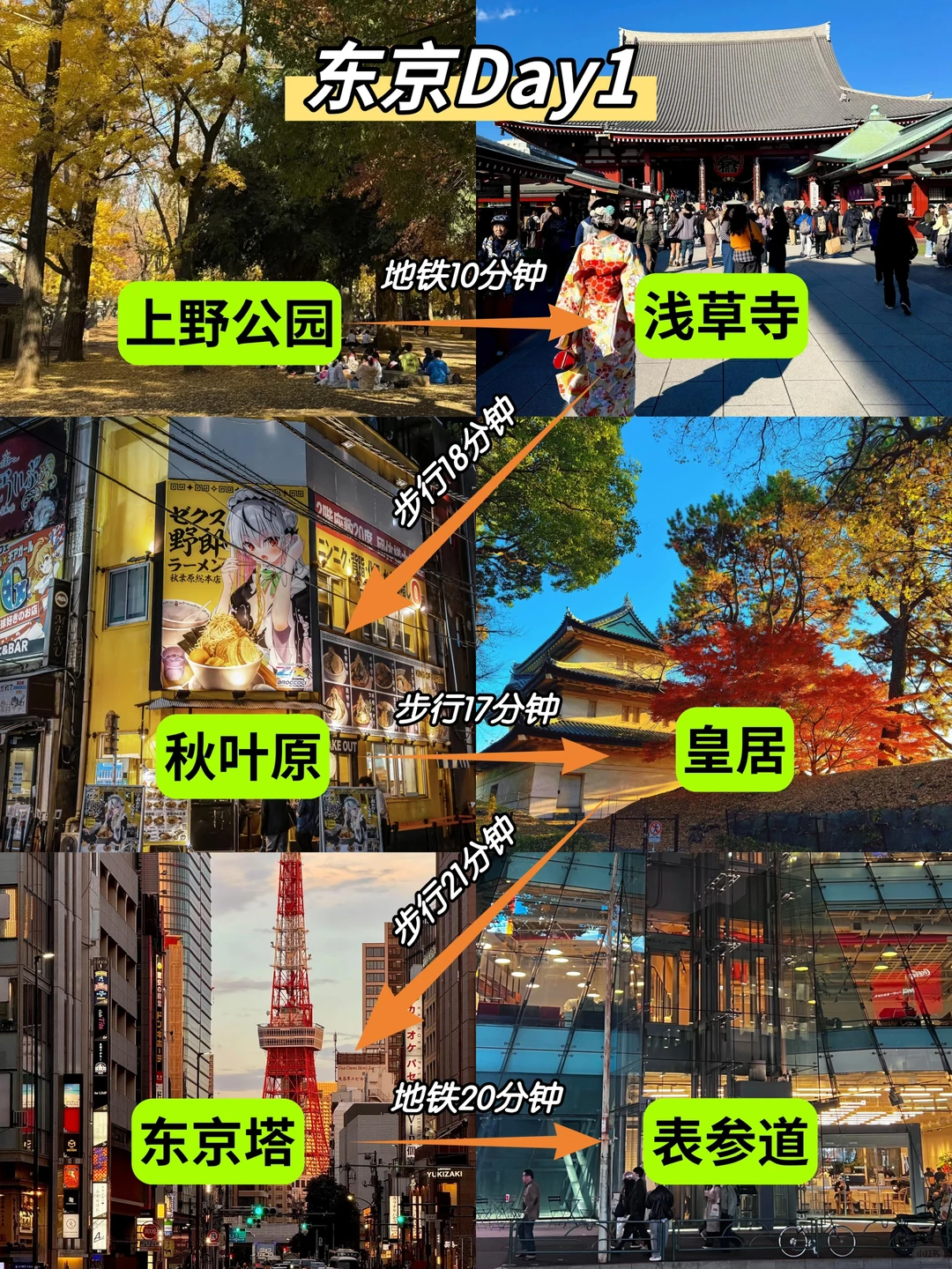 被J人闺蜜做的东京旅游攻略震惊了🤯好详细