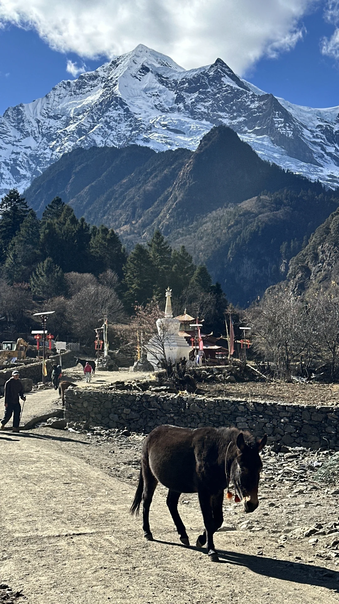 天堂在左👈……雨崩在右👉