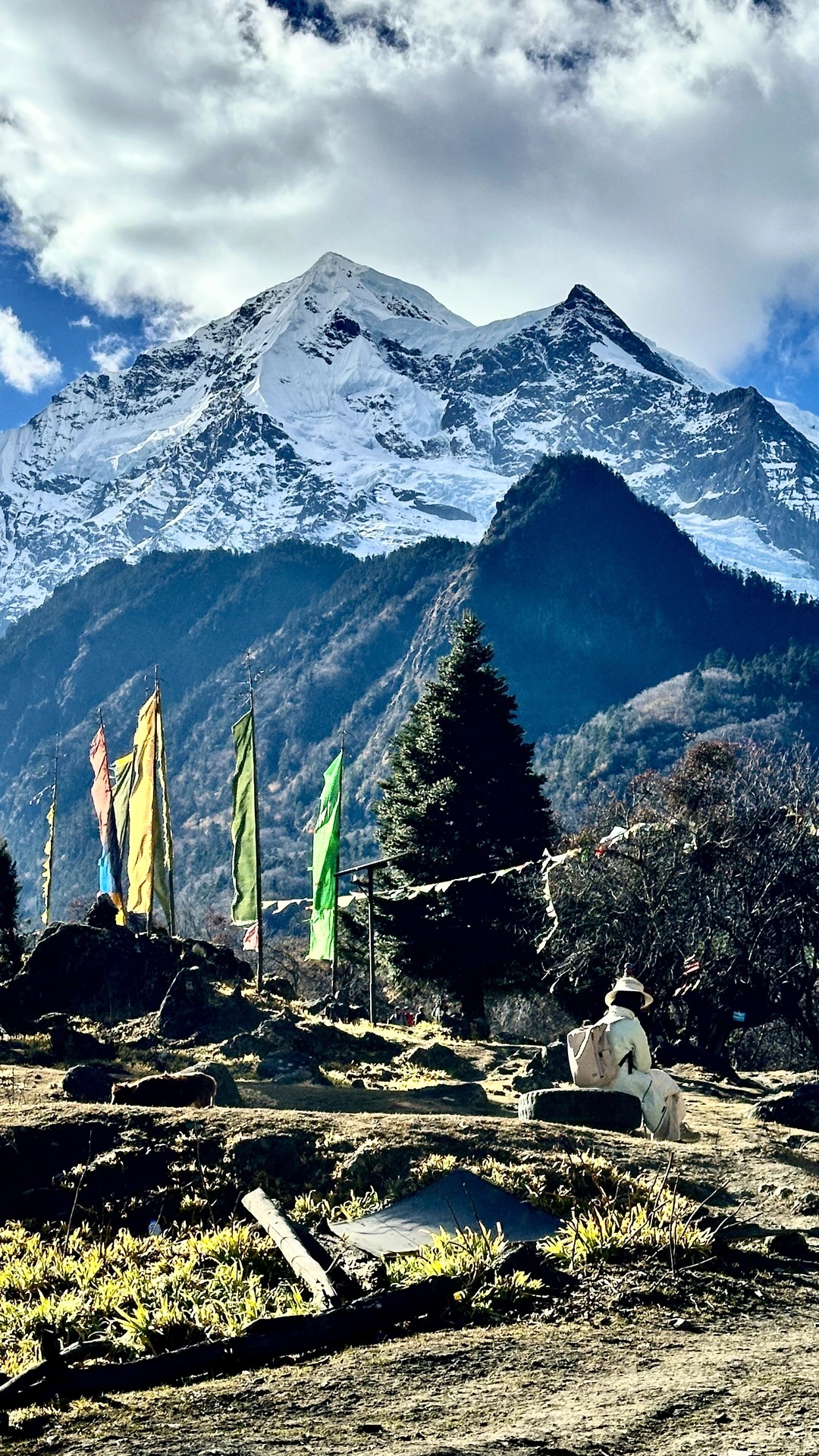 天堂在左👈……雨崩在右👉