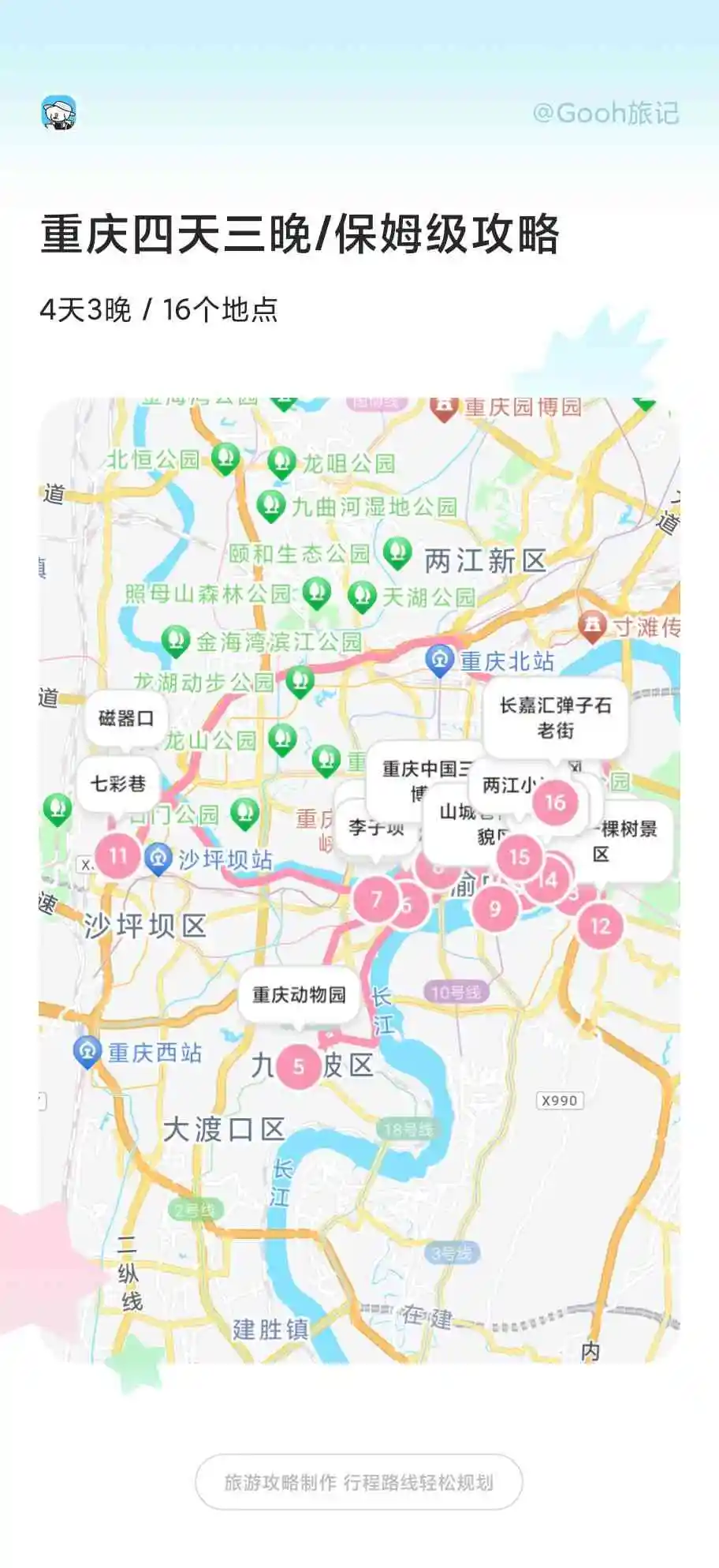 去重庆旅游这一份攻略就够了