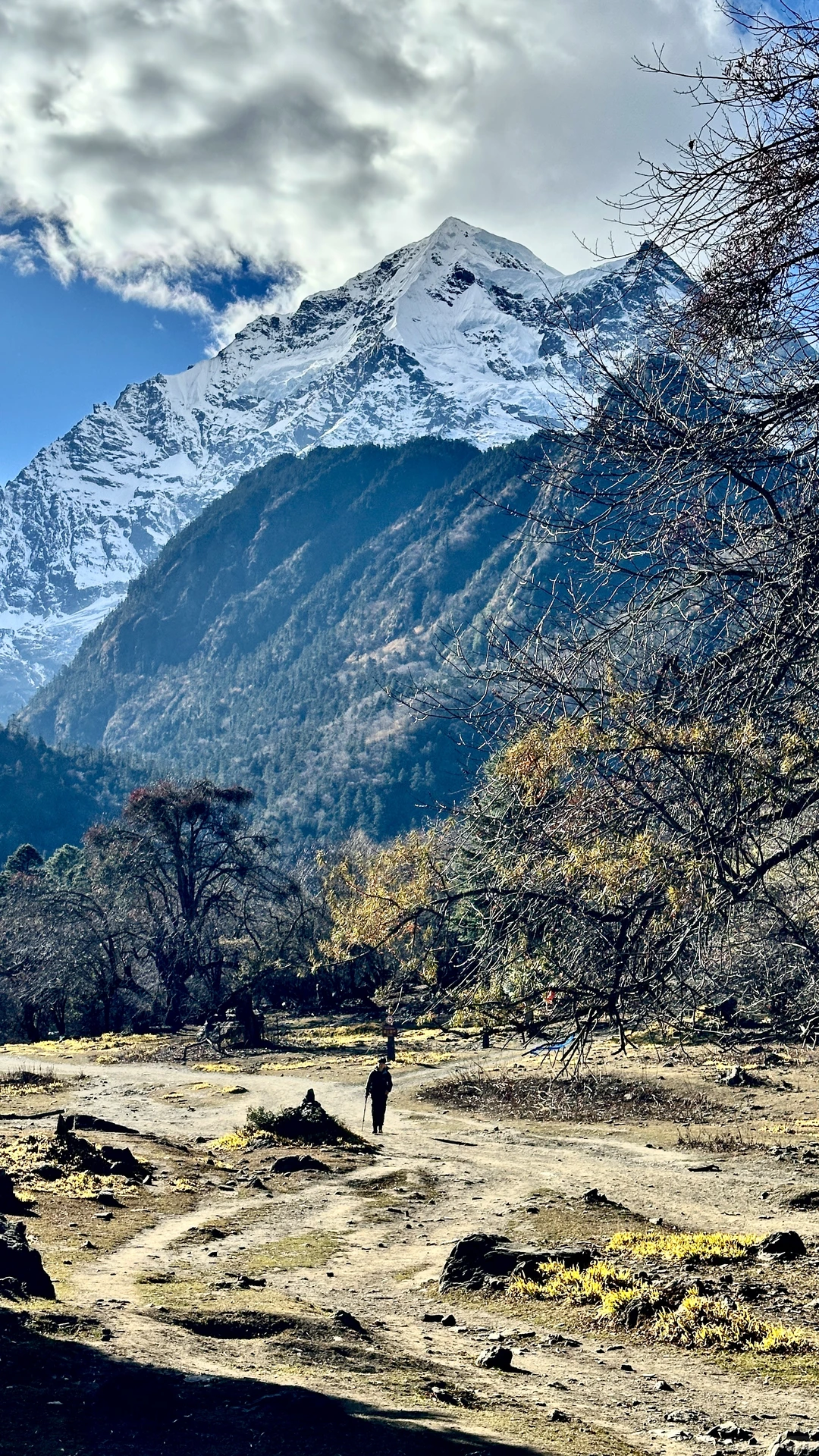 天堂在左👈……雨崩在右👉