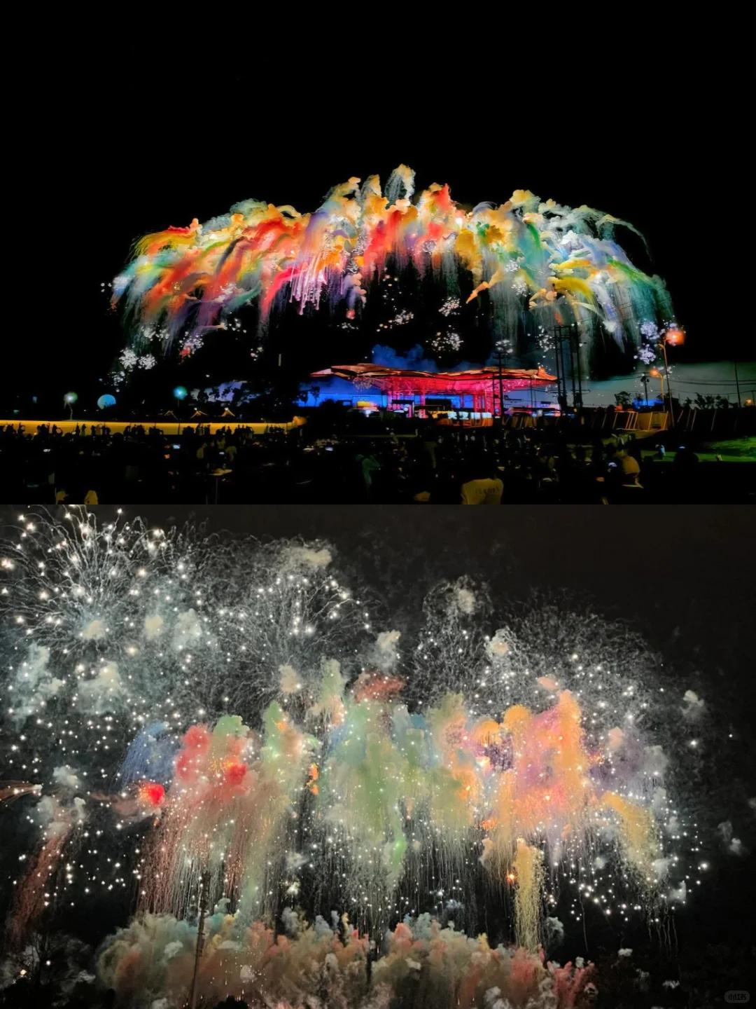 没去浏阳，在嘉鱼看百万烟花秀🎇