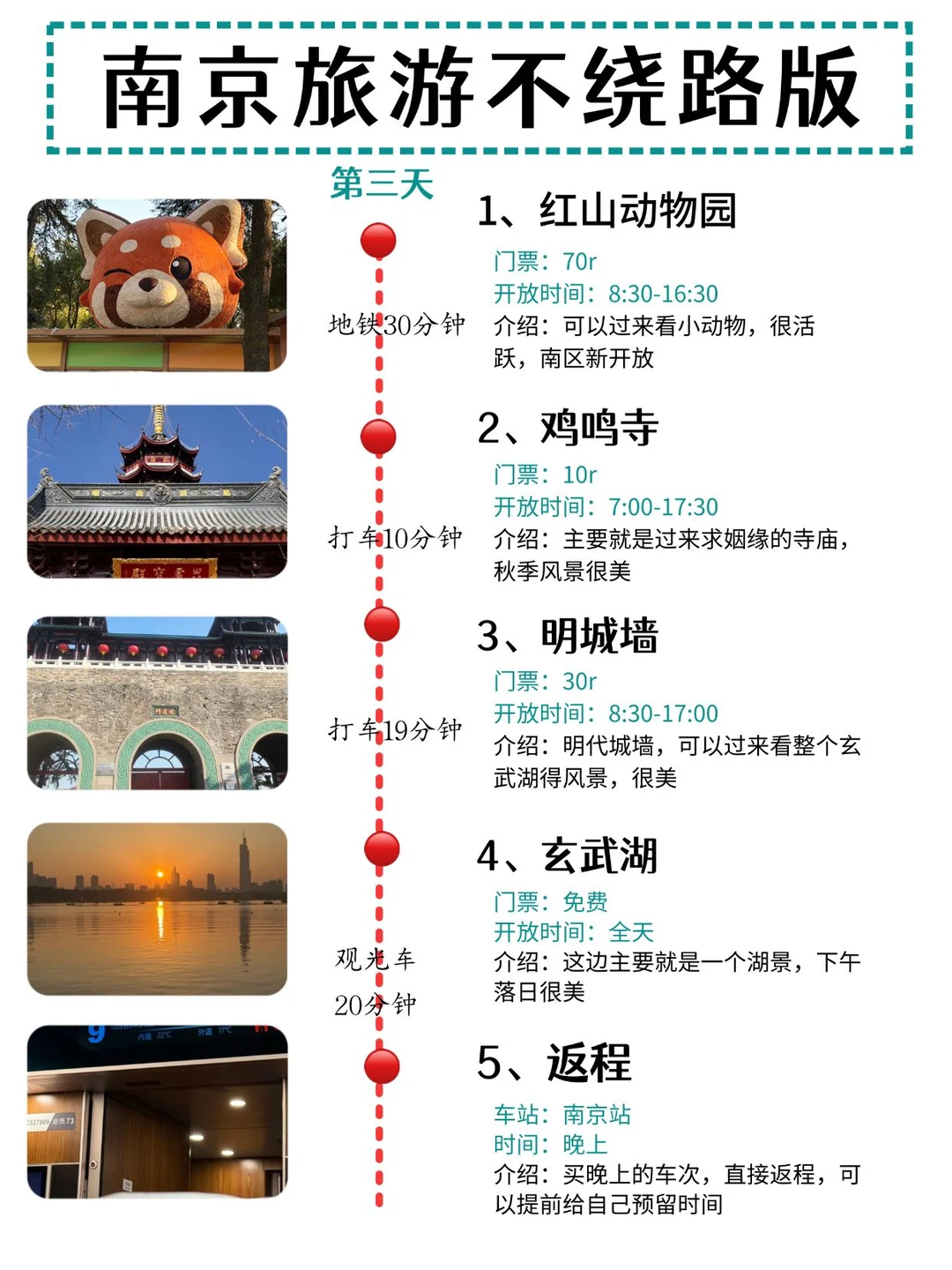 第1️次去南京旅游，千万不要把顺序搞反了