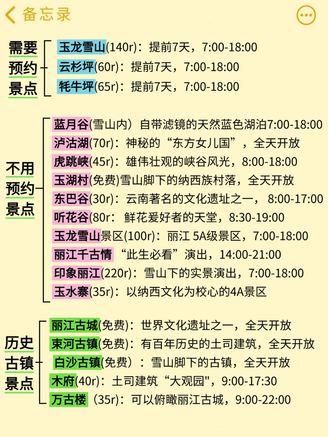 11-12月要去云南的姐妹拜托🙏看过来‼️