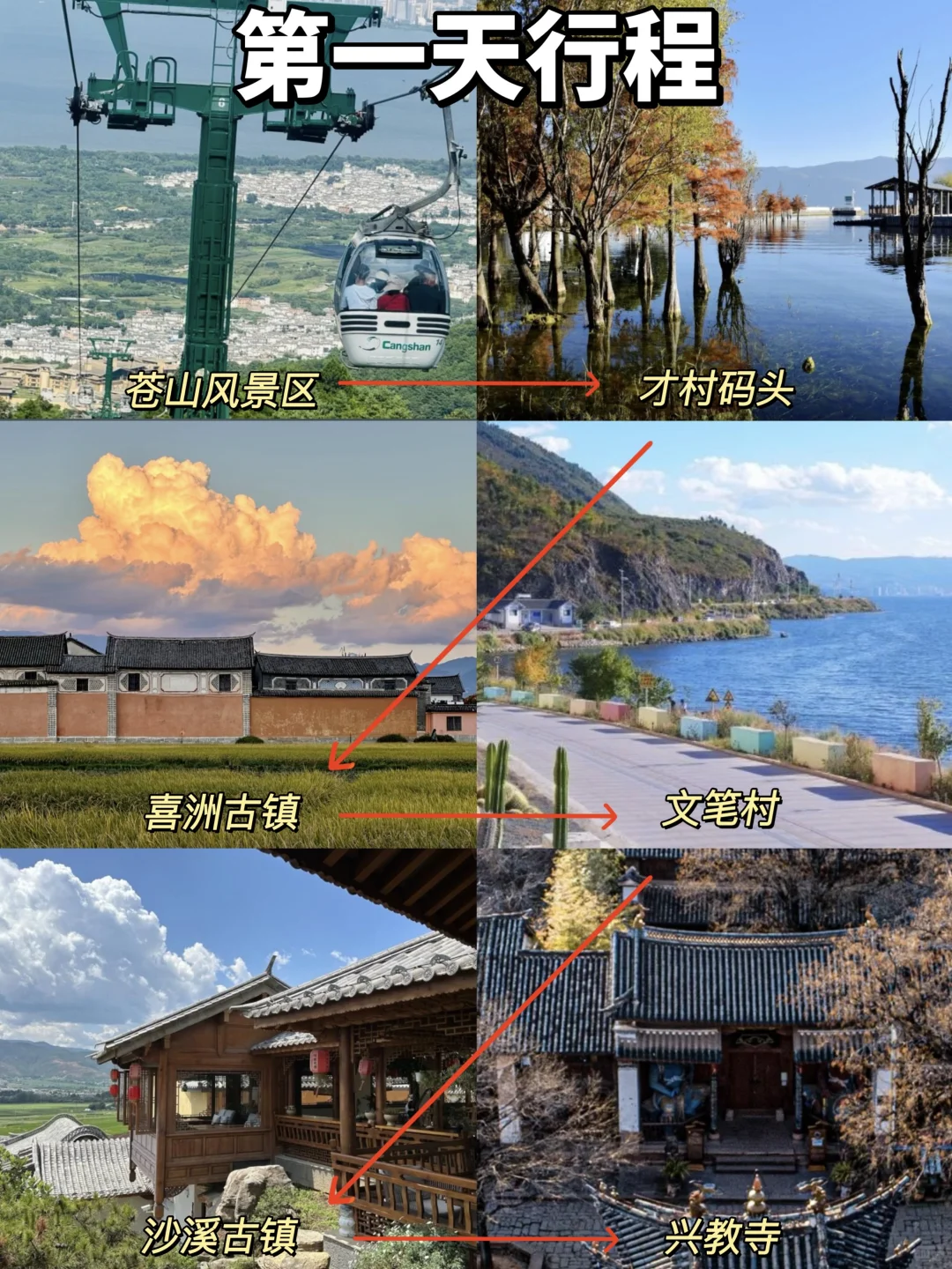 对自己的大理旅游攻略满意得睡不着。。。🥹