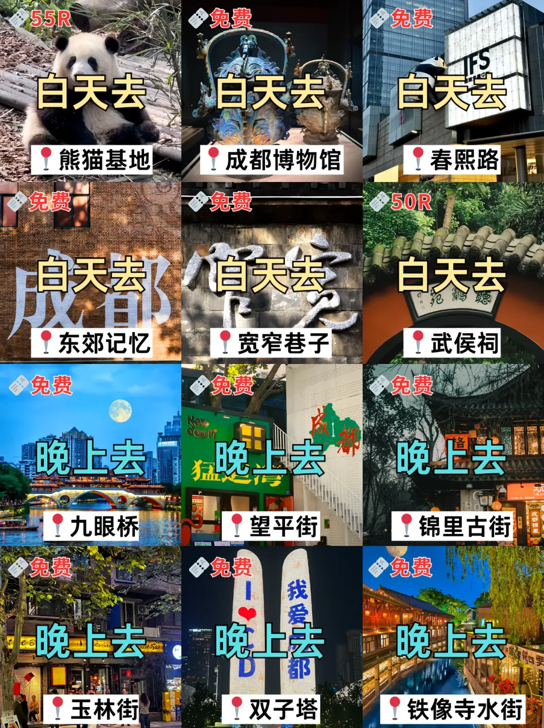 来成都，这样玩