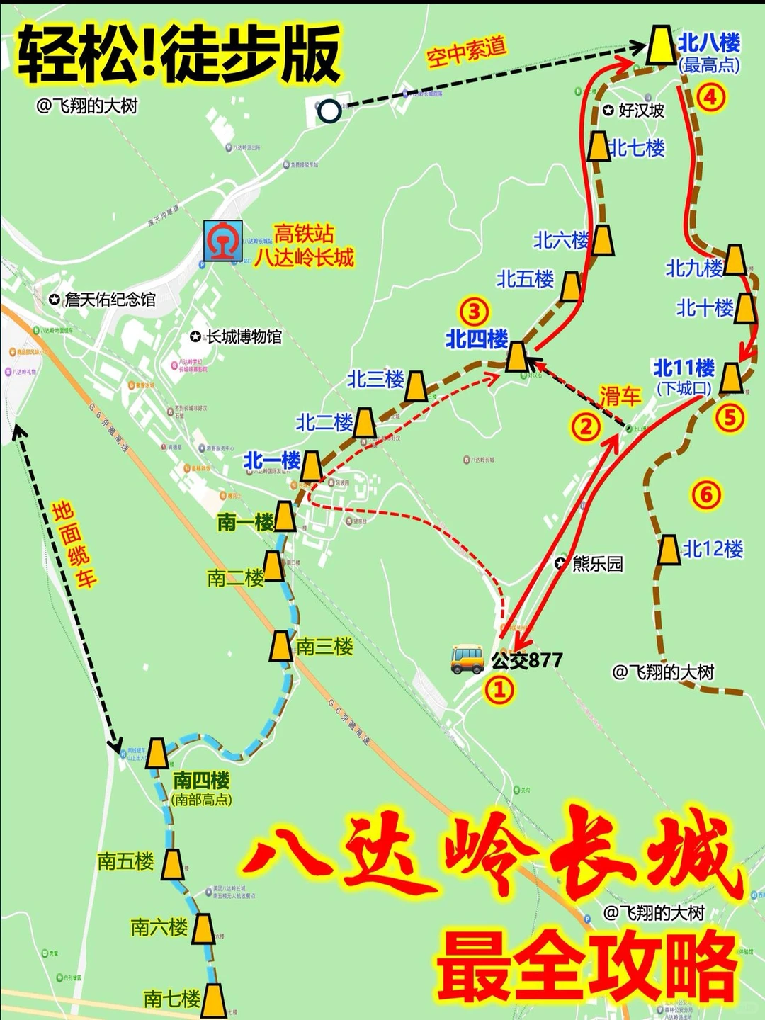 爬了10次！北京八达岭长城最全攻略分享