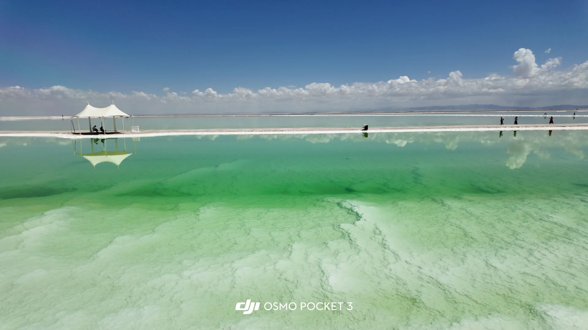 察尔汗盐湖|上帝打翻了青苹果汁🍏