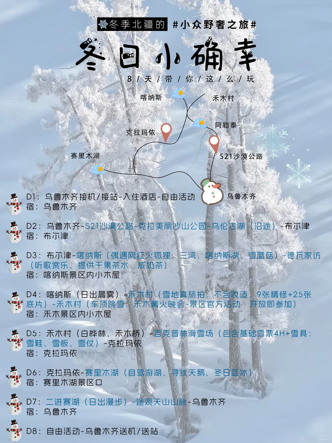 去阿勒泰怕走冤路？亲自踩线的攻略请收好