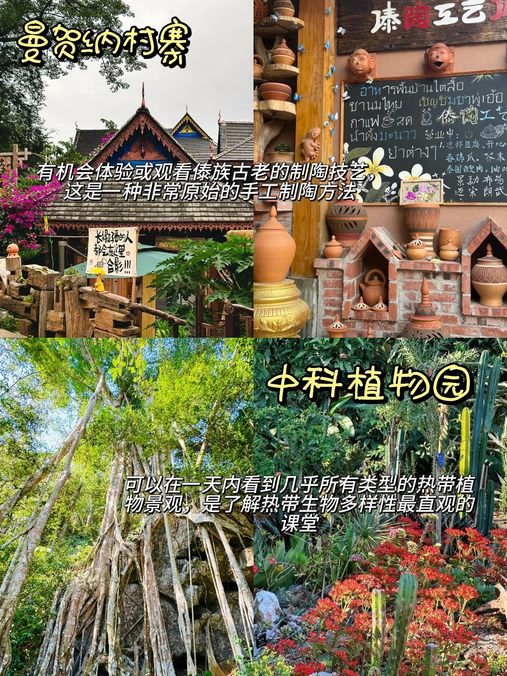 假期去哪玩❓️西双版纳12个休闲好去处‼️