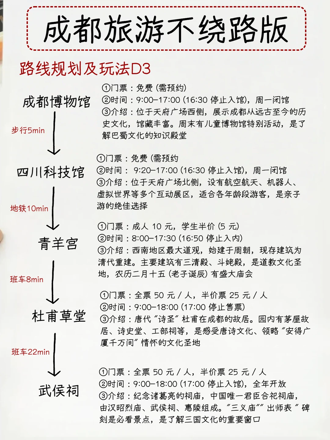 有被自己手写的成都攻略满意到睡不着😎