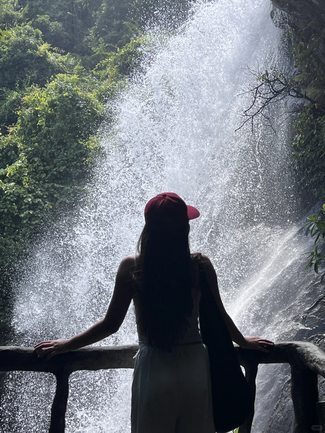 广州白水寨🌊在山上大口吸氧！！
