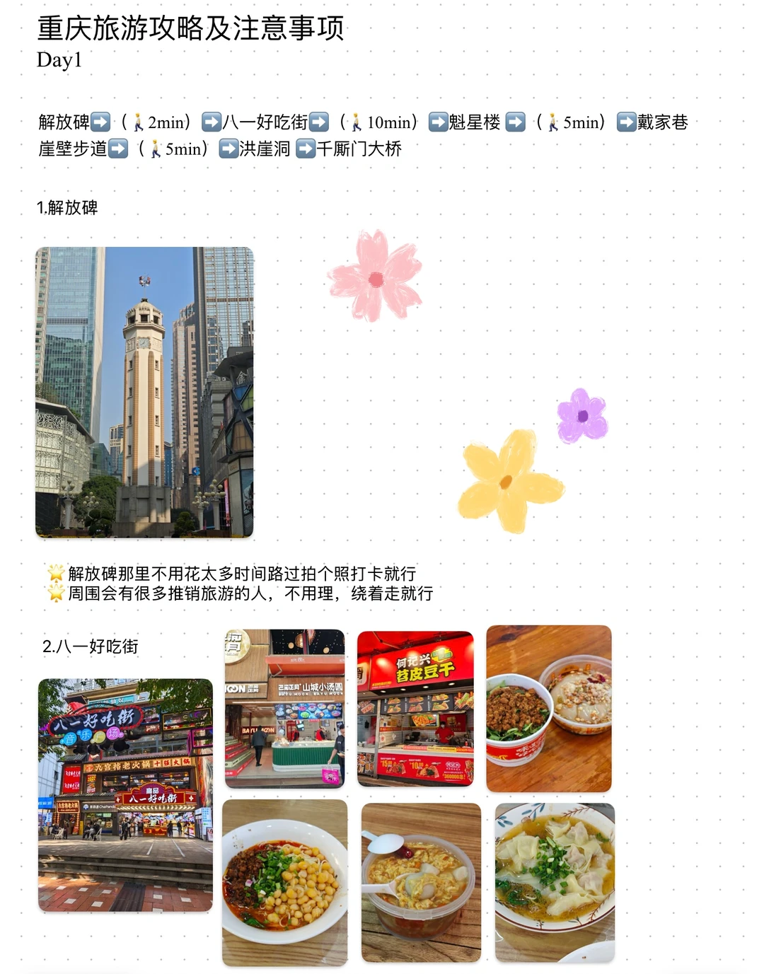 重庆旅游攻略完整版‼️亲身经验总结分享