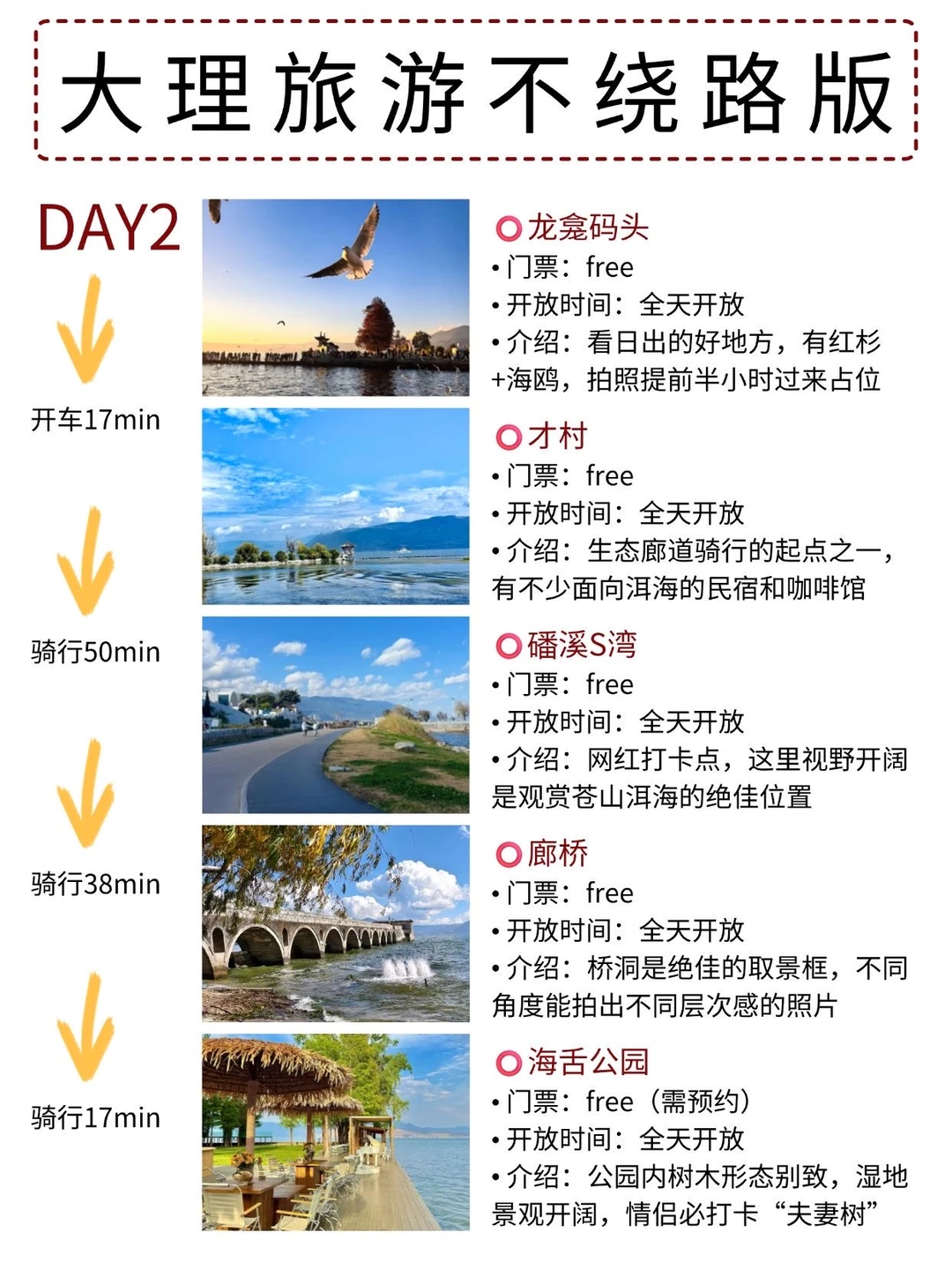 大理旅游攻略📝本地人看了都点赞‼