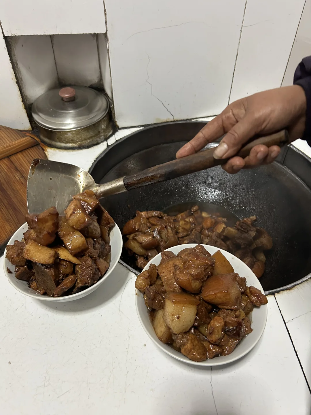 这一锅土猪肉的含金量 只有农村人懂