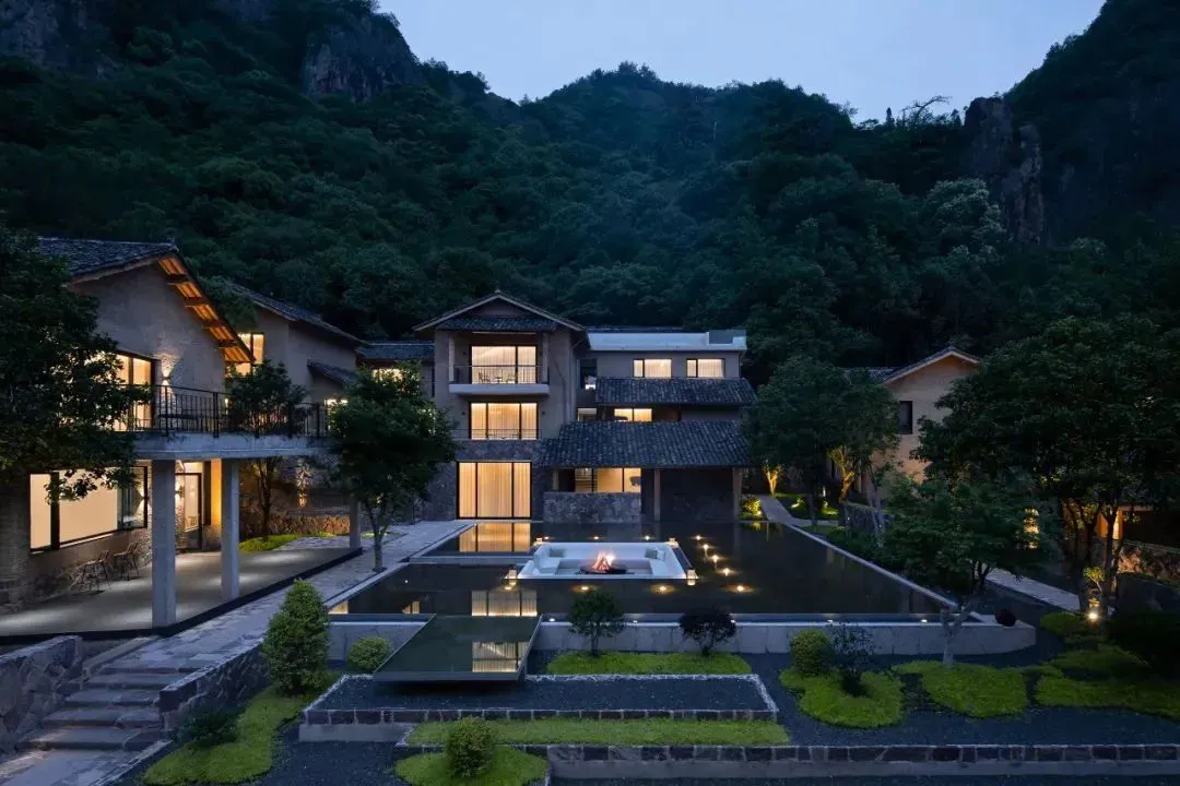 浙江武义小黄山景区内全villa独栋院落民宿,万亩云海瀑布溪涧,避世度假天花板~丨自在山谷Villa