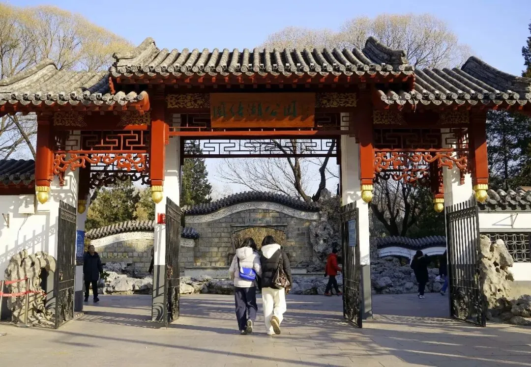 旅游 | 团结湖公园,江南雅韵邂逅冬日冰雪狂欢