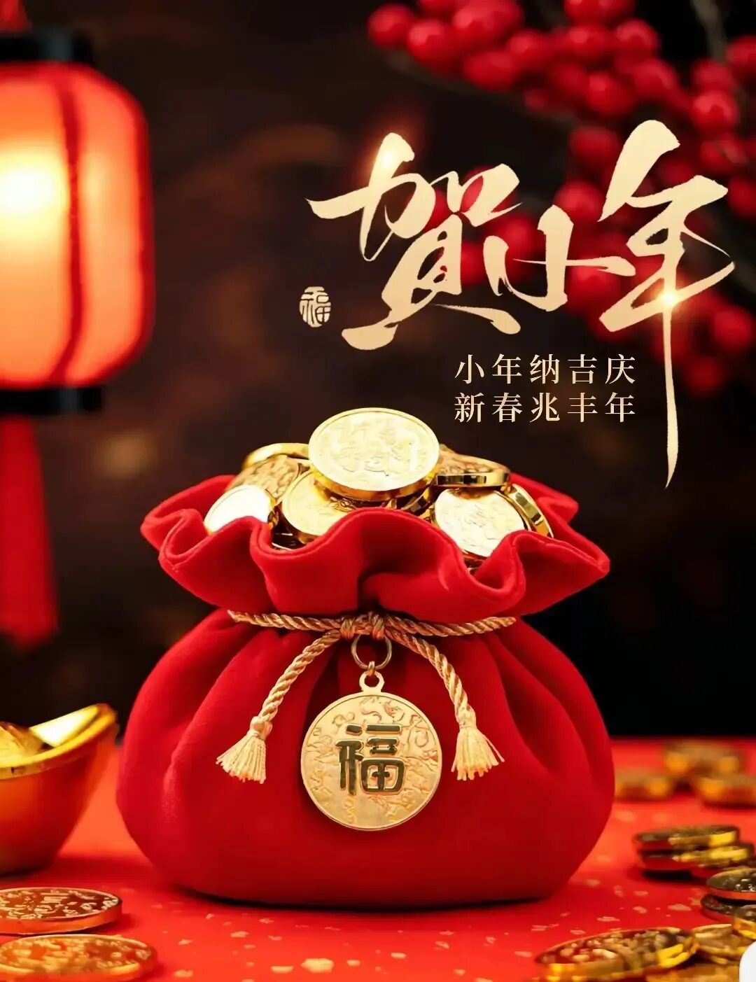 沭河古道景区祝全县人民小年快乐!有趣有盼,福气满满.