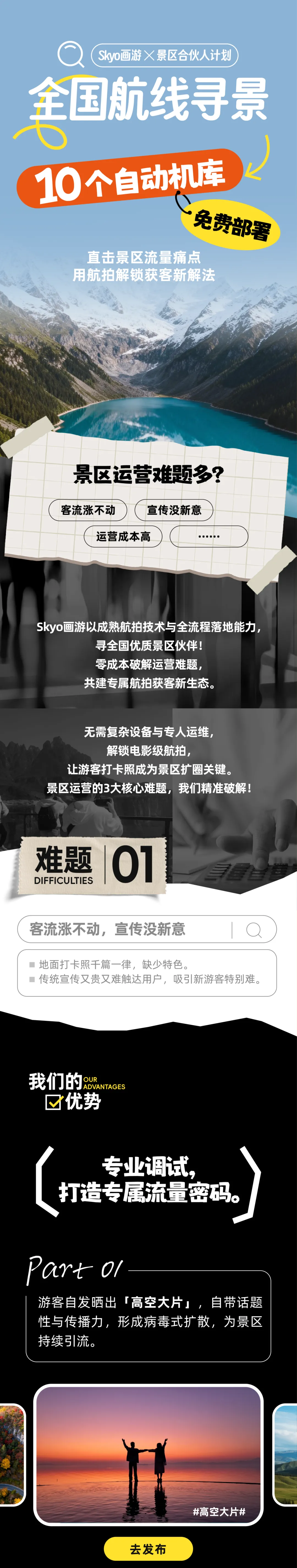 Skyo画游X景区合伙人计划⎪10个自动机库免费部署~