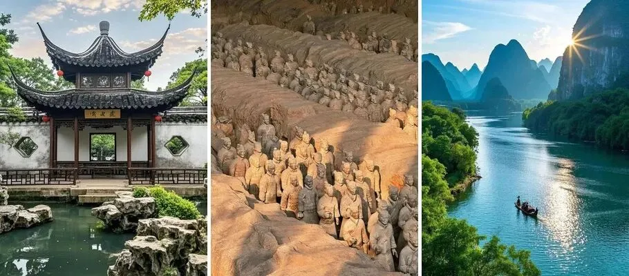 中国AAAAA景区热度前8名,第一名太意外!你打卡了几个?