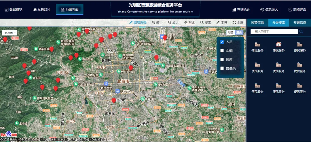 推荐一款适合做智慧旅游的前端模板