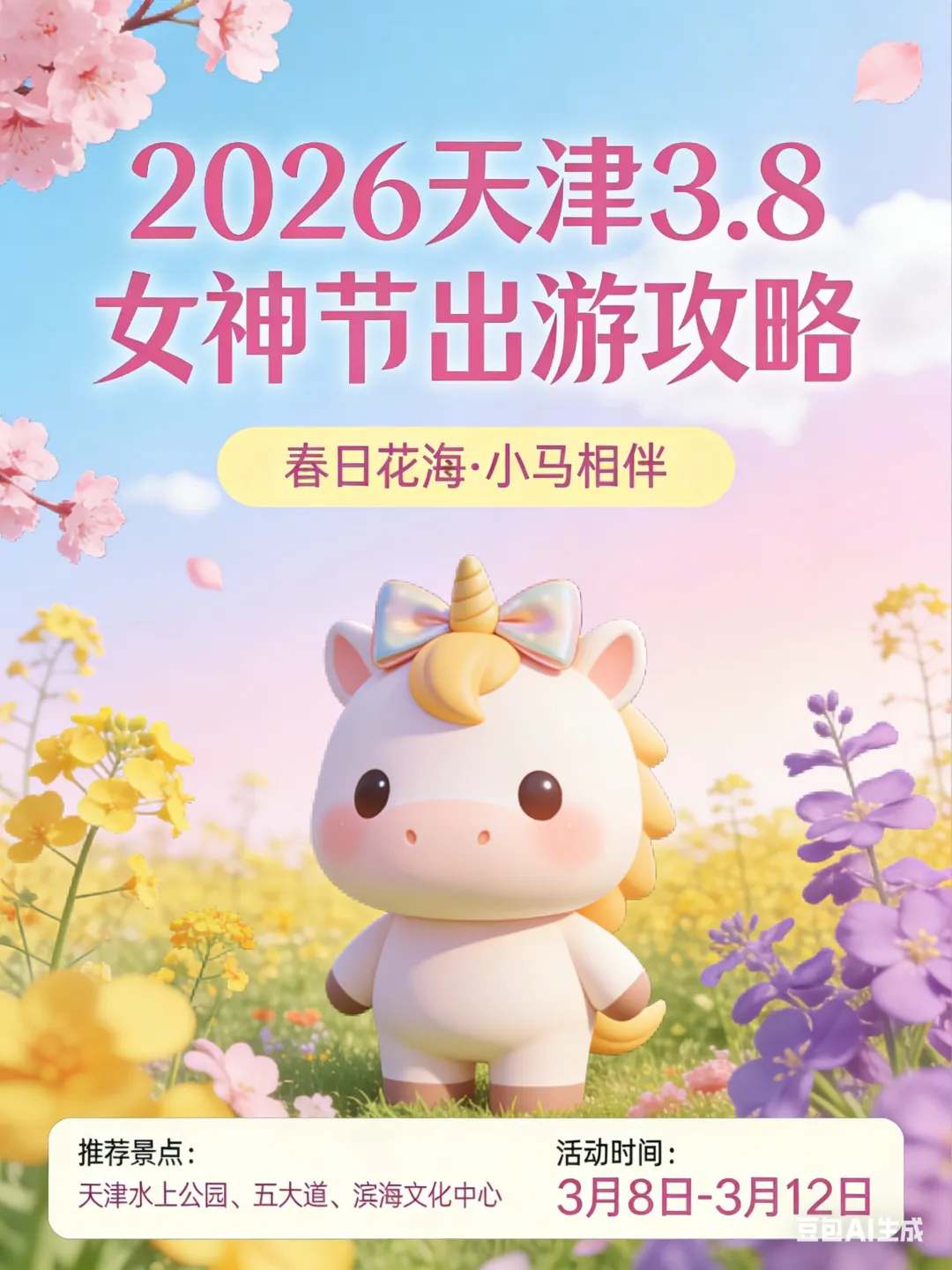 2026天津「3·8女神节」景区优惠全指南|免费畅玩+特惠购票,周末出游必看!
