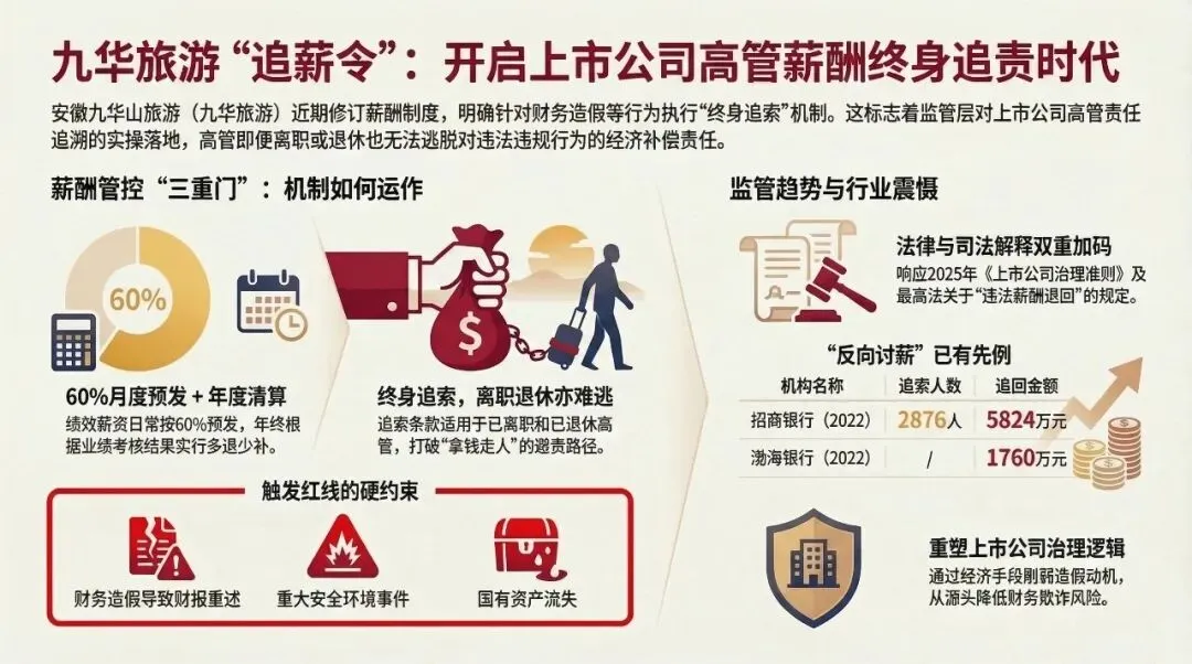 九华旅游“追薪令”落地:财务造假者离职退休也难逃追责