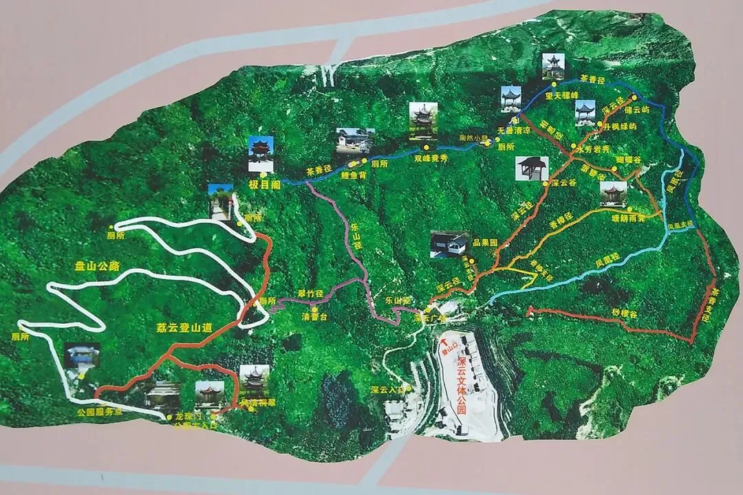 塘朗山深云谷景区探趣