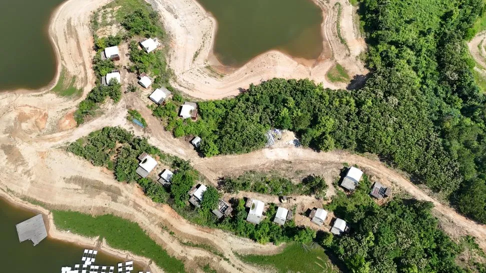 麻城1旅游度假区于今天开工建设,规划总建筑面积177亩