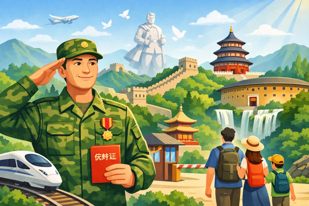 退役军人去景区要不要门票?很多地方已经免费,老兵别再花冤枉钱了!