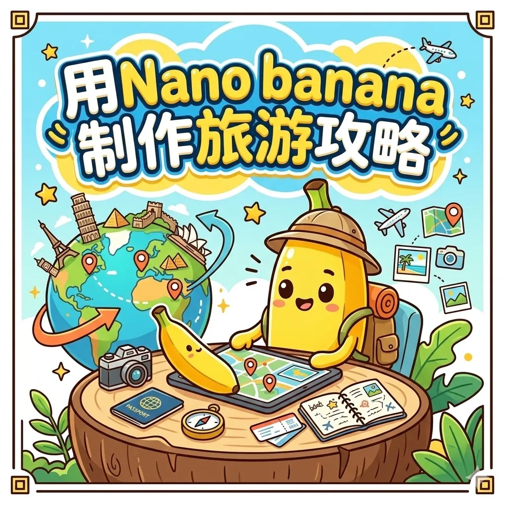 用Nano banana制作旅游攻略