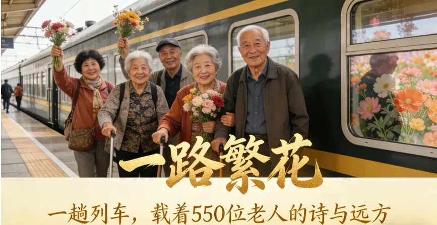 产业案例|银发旅游列车“一路繁花”:550人5天招满,659元定价背后的产品设计与运营密码