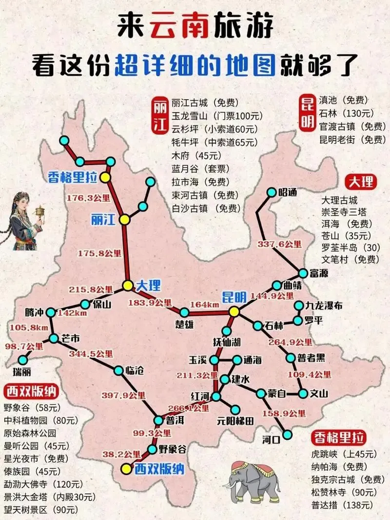 最新云南全省万字图文旅游攻略!+终极避坑指南!一文收藏全搞定!