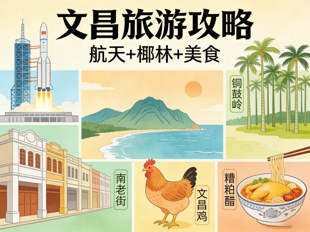 文昌保姆级旅游攻略|众悦文旅带你解锁航天椰城的全部美好