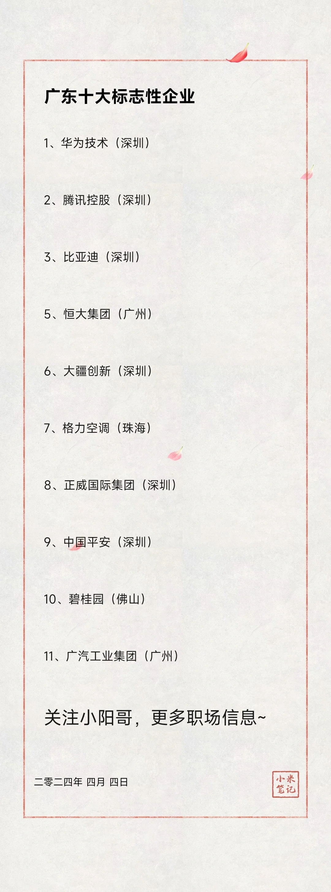广东十大标志性企业