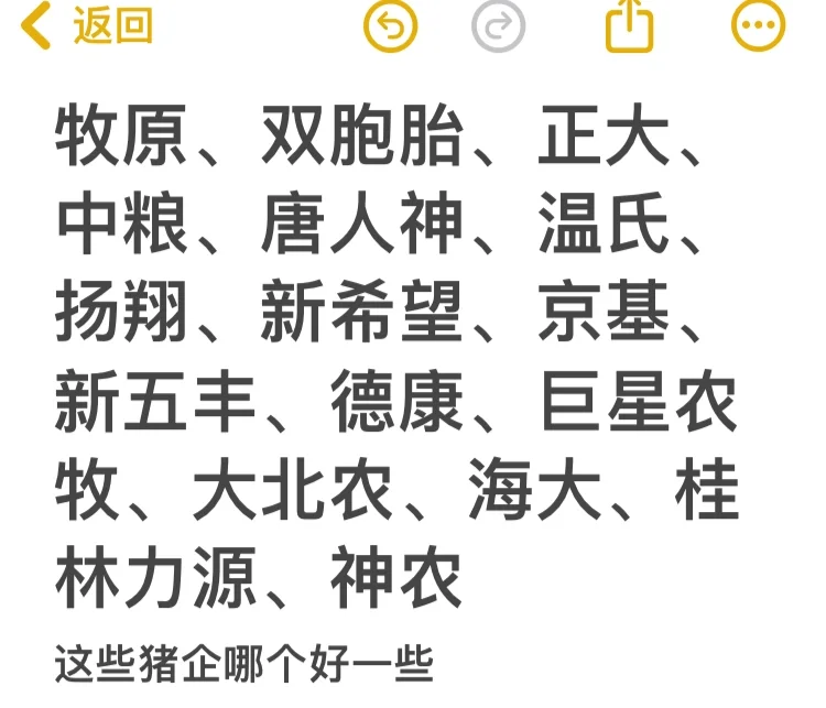 养猪哪些企业比较推荐