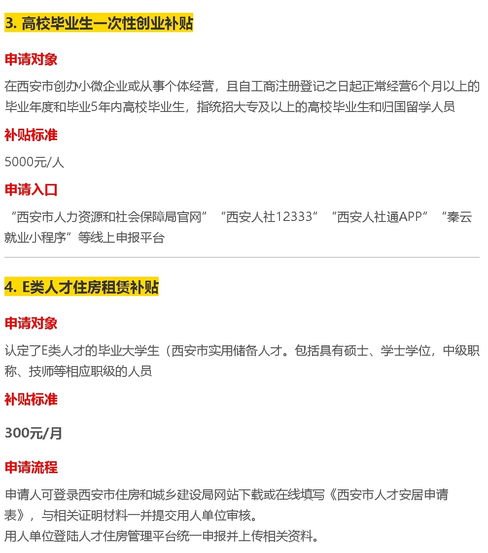 发钱啦！西安大学生有这么多补贴可以领?