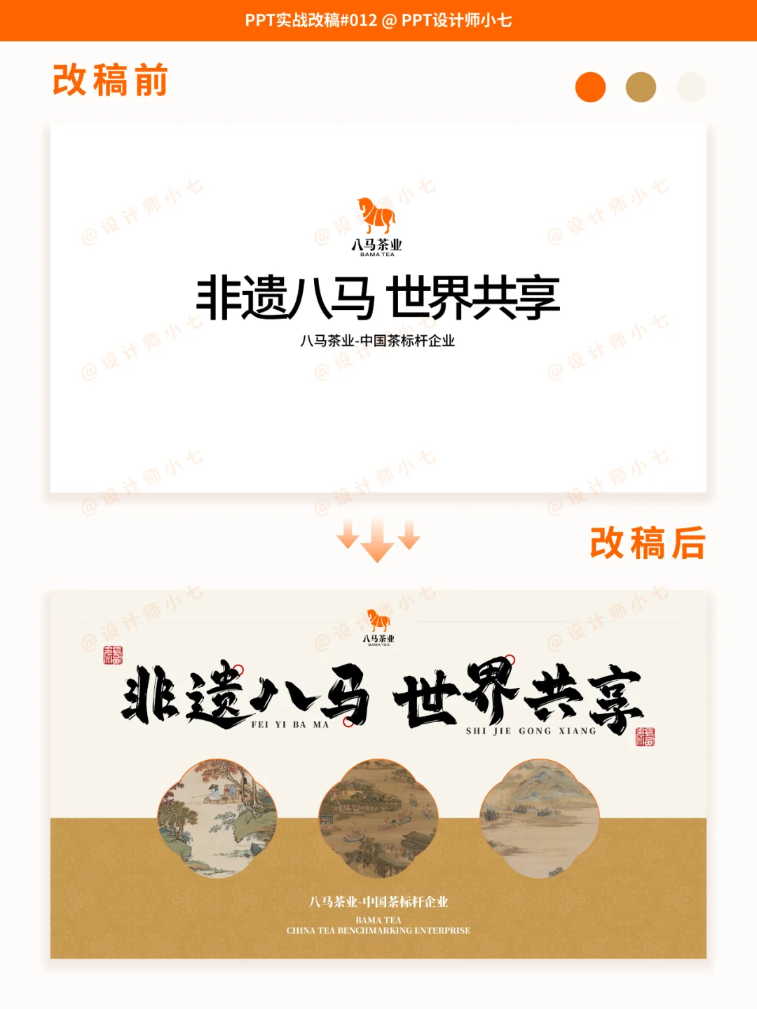 茶行业八马茶业/企业介绍PPT