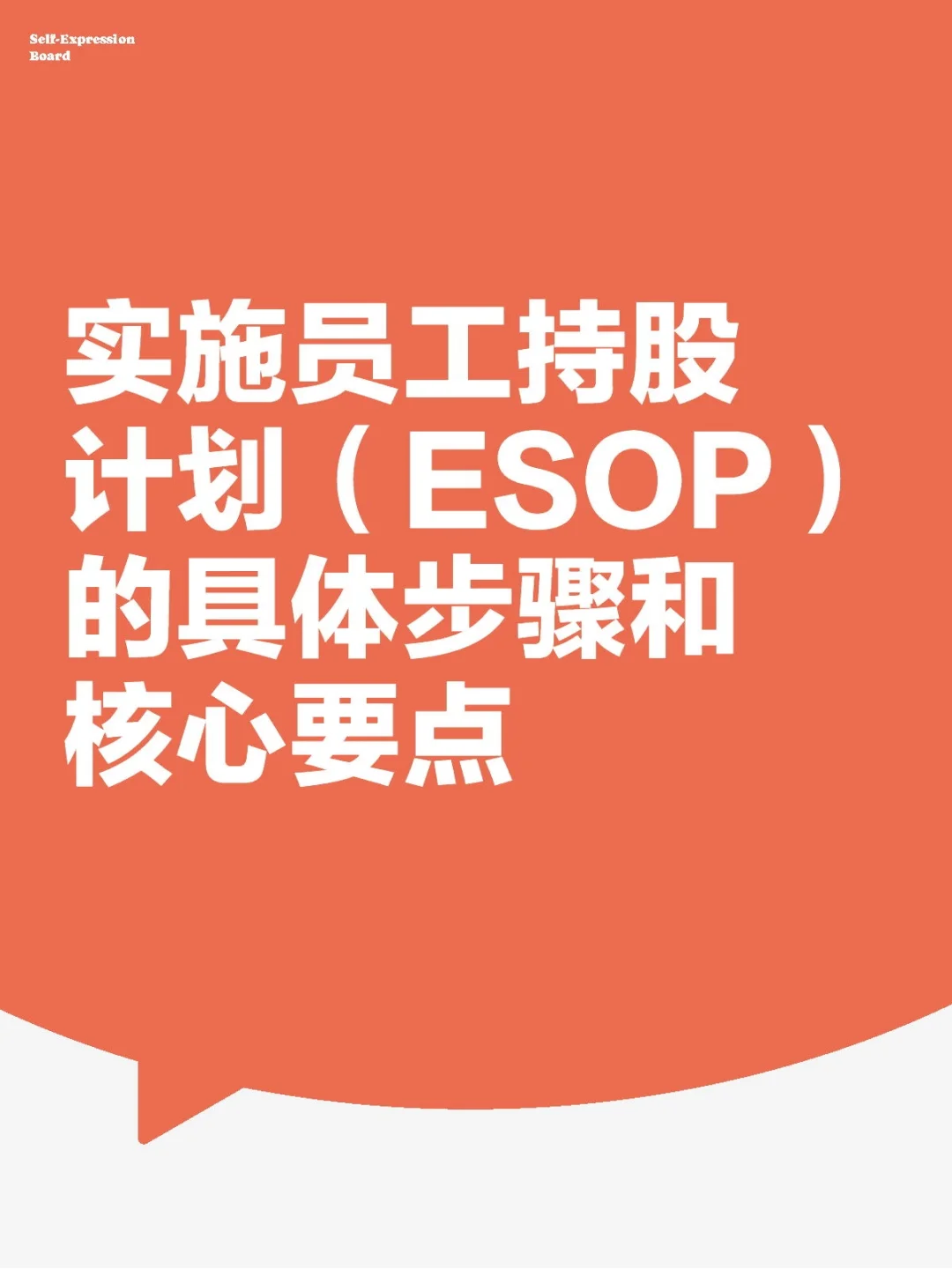 实施员工持股计划（ESOP）的具体步骤和核心