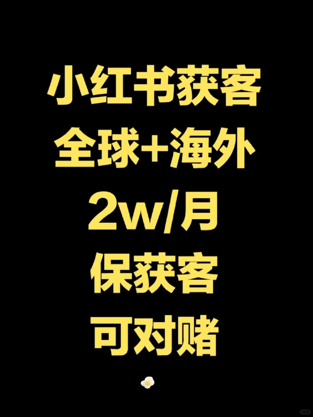 小红书代运营，只做高端行业获客，可对赌