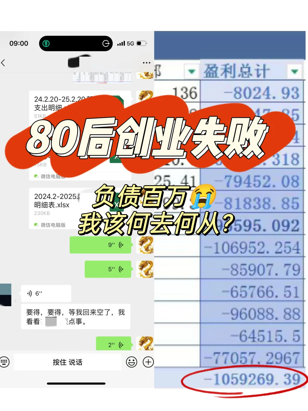 家人们80后创业,亏了300W怎么办啊啊啊啊!?