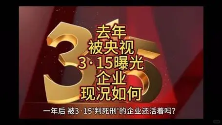 2025年3·15曝光一周年:被点名企业现状大揭