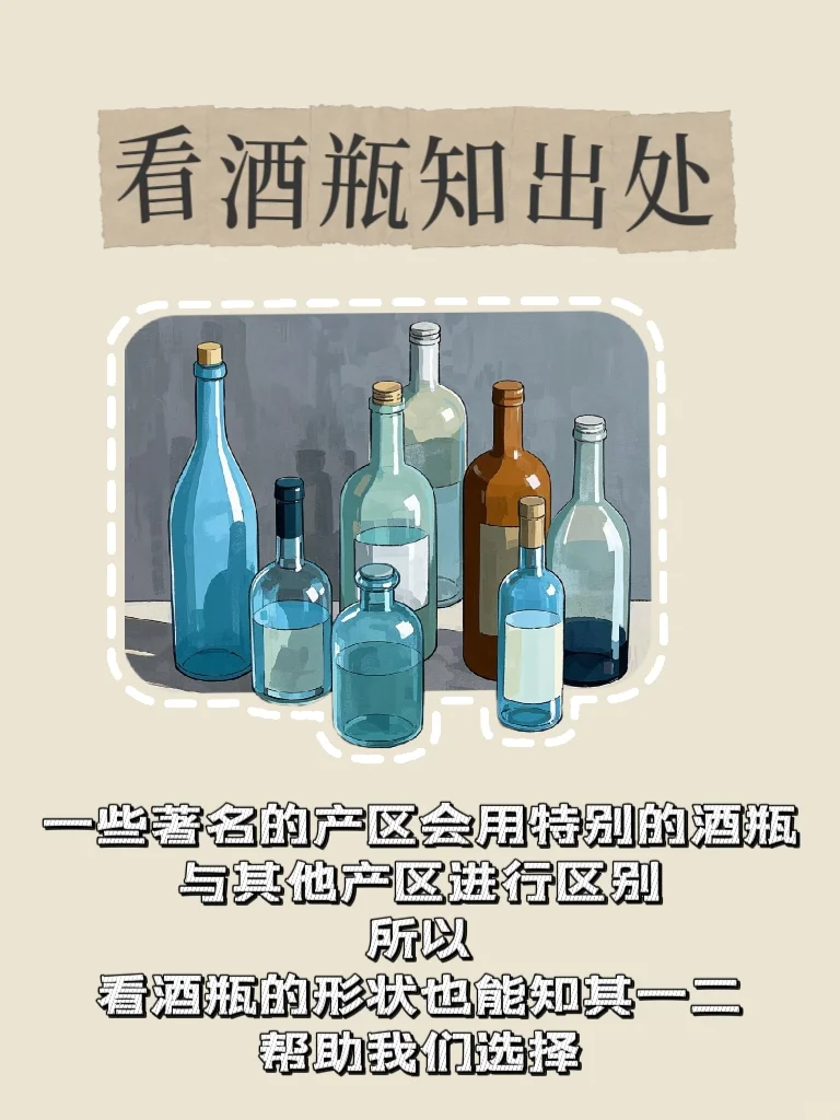 葡萄酒的基本资料(三)?看酒瓶知出处