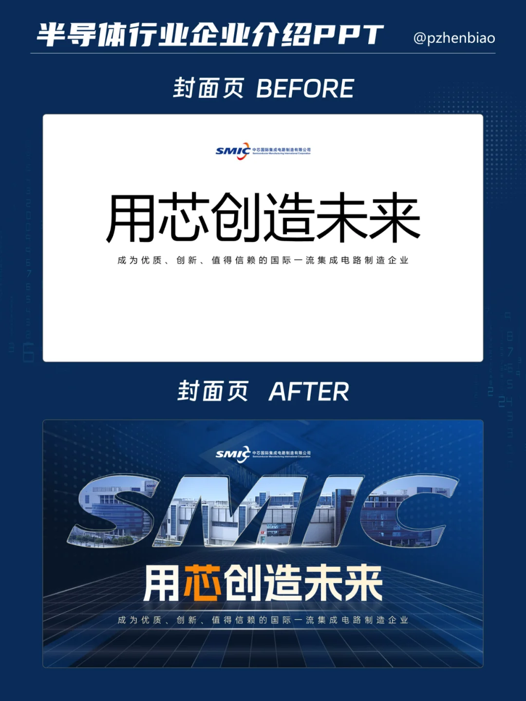 为大厂做一份蓝色系科技风企业介绍PPT