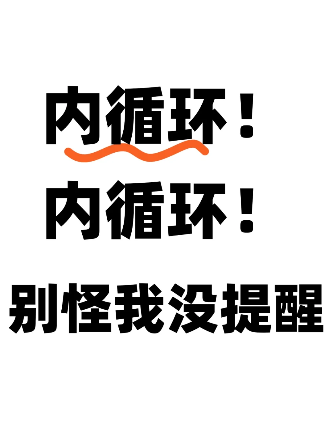 内循环！内循环！概念大全