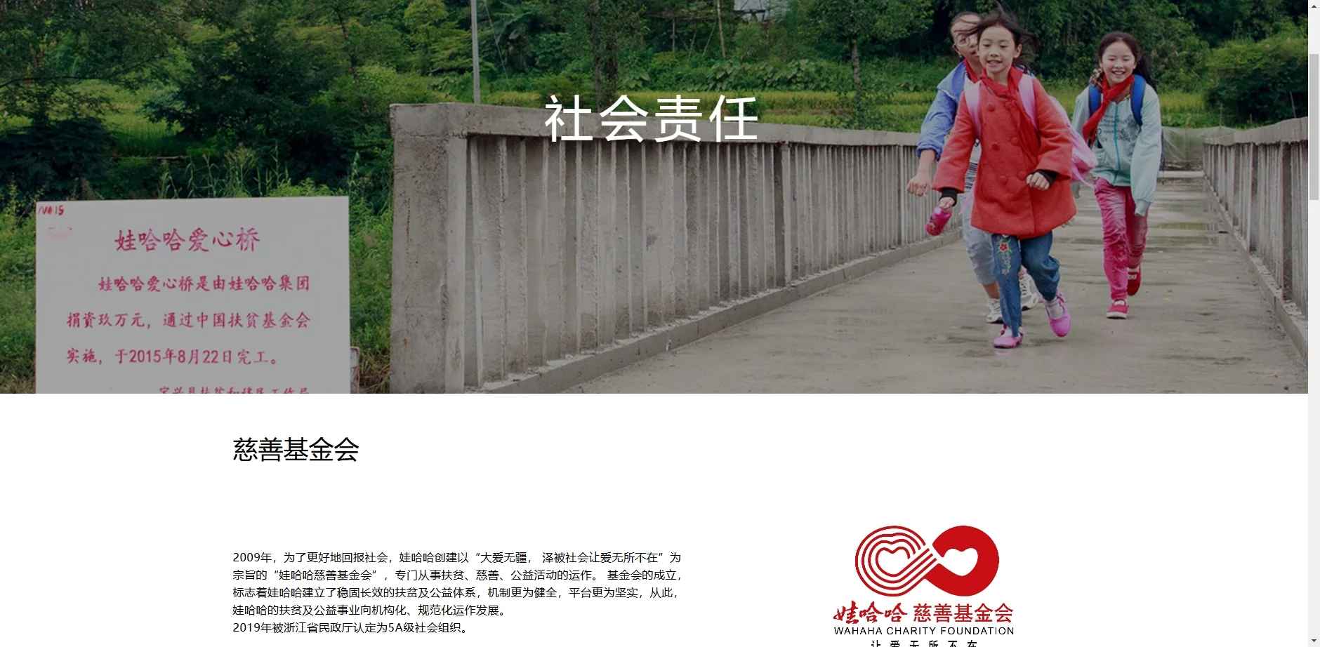 娃哈哈官网赏析：数据驱动的公益美学