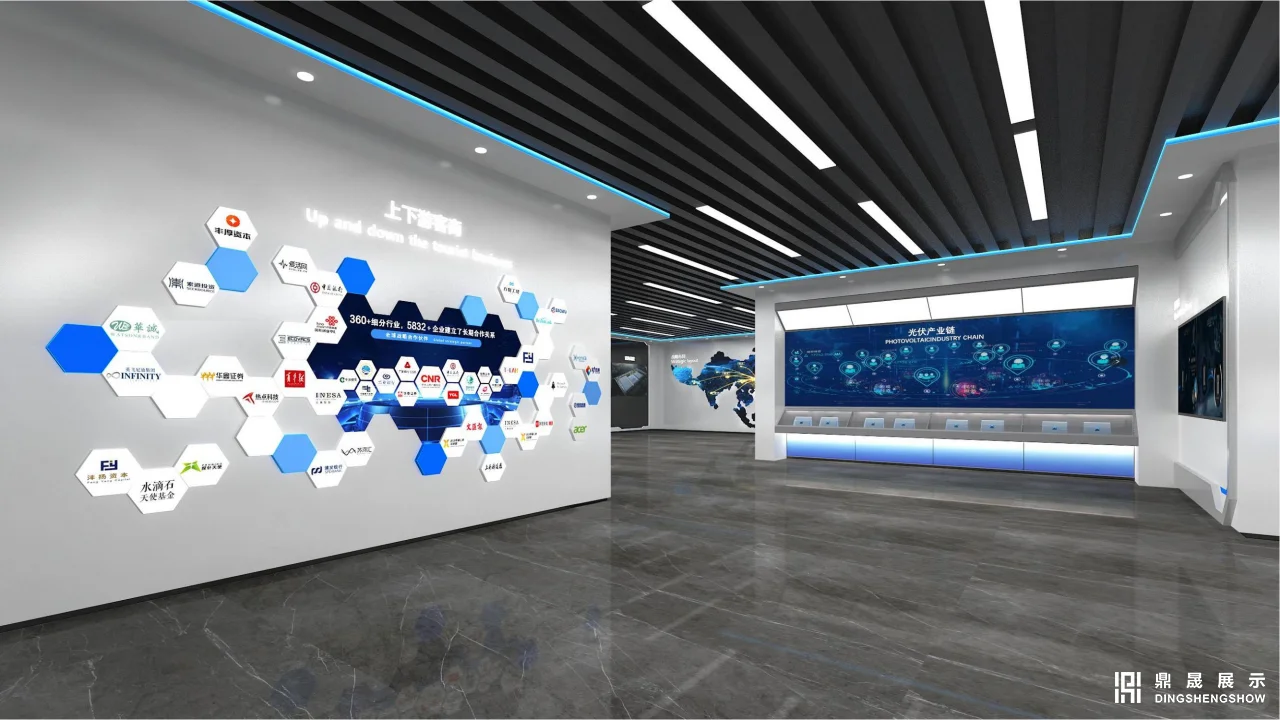 能源行业企业展厅-太阳能-高景集团品牌展厅