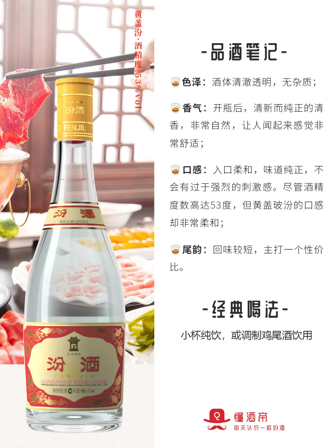 每天认识一款酒〡黄盖玻汾：口粮酒一哥?