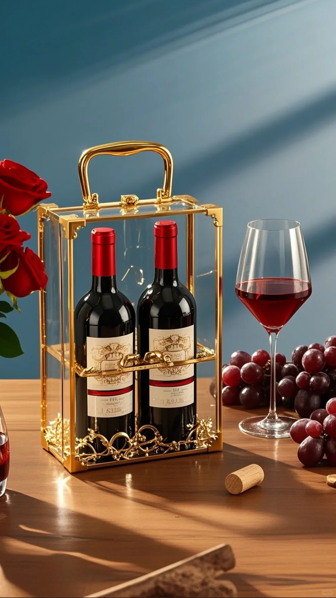 红酒葡萄酒图文素材