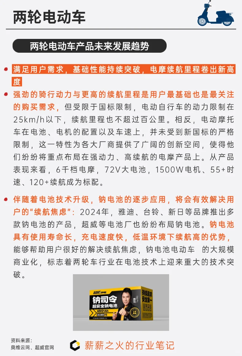 一天吃透一条产业链：NO.6 两轮电动车